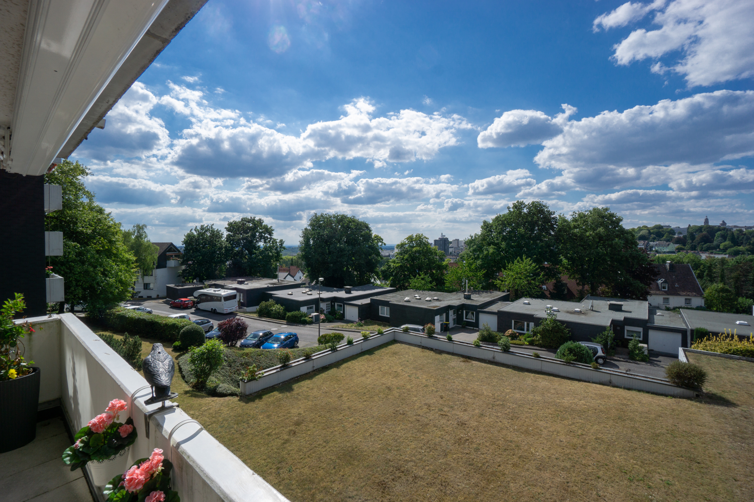 Ausblick Balkon