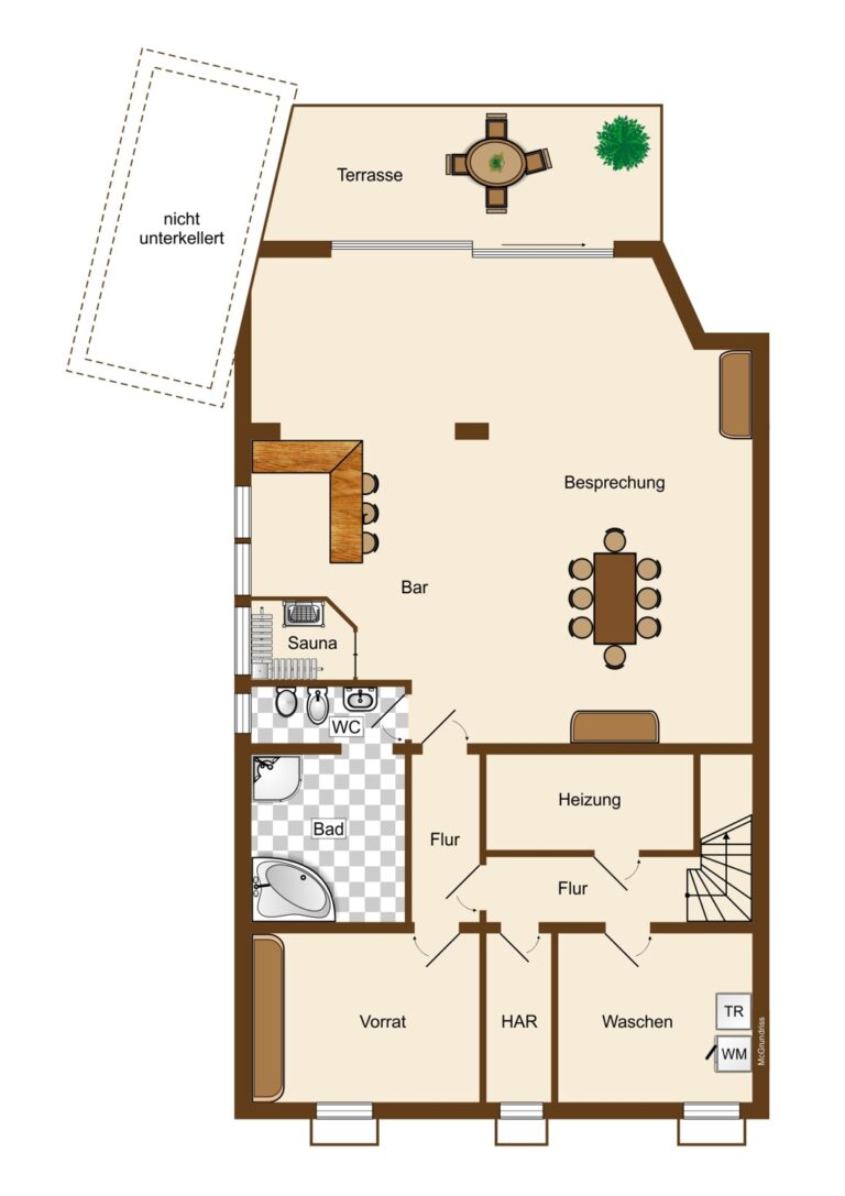 Grundriss Untergeschoss