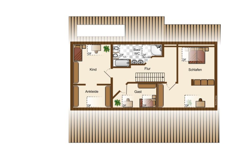 Grundriss Dachgeschoss 2