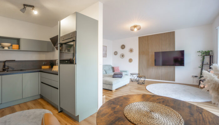 offener Wohn-/Ess-/Küchenbereich